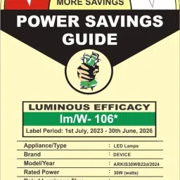 arkis 30 W Basic Standard B22 D LED Bulb image 5