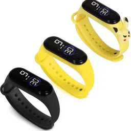 HYPERLEX 3 COMBO Stylish Digital LED Bracelet Band Wrist Watch for Kids, Boys & Men-image-99