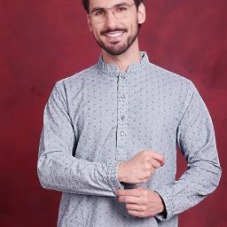 Kurta set for men Self Design Kurta, Salwar & Dupatta Set-image-62