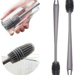 Nurture and Clean Silicone Bristle Brush for Baby Bottle Maintenance-39