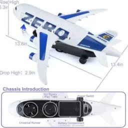 Aircraft Toy ,Aero Plane Toy Airplane Airbus Taking Off & Landing-38