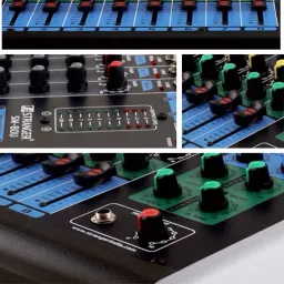 se stranger 8 Channel Live Audio Mixer with Digital Echo Effects SM-800 Analog Sound Mixer Analog Sound Mixer image 3