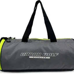 26 L Gym Duffel Bag - 26L Gym Duffle Grey/Green, Separate Shoe Compartment, Versatile Sport/Travel Bag - Grey, Neon-image-37