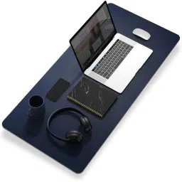 SYGA Desk Pad Protector Waterproof PU Desk Mat for Office & Home Mousepad-24