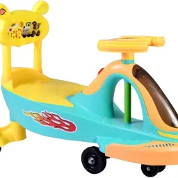 Twist Car with Back Rest & Swing Car for Kids/Music Car Ride on Toy for Kids Rideons & Wagons Battery Operated Ride On-24