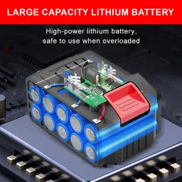 crop10 48 Volt 4.0Ah Lithium-ion Battery Compatible for Cordless Grass Trimmer, Hammer Analog Battery Tester image 3