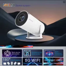 WENGONVILA TV Projector 720p for Mobile Screen Mirroring (200 lm / 2 Speaker / Remote Controller) Portable Projector image 2