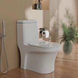 S-trap 2110. CERAMIC FLOOR MOUNT ONE PIECE WESTERN TOILET Western Commode-image-94