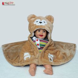 Embroidered, Animal Crib Hooded Baby Blanket forMild Winter-image-54