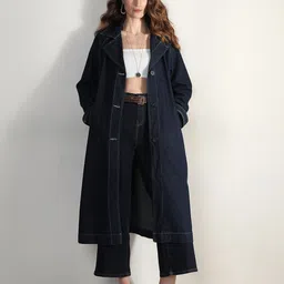 vero moda Cotton Solid Coat For Women-picture-24
