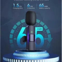 TreEye K9 Wireless Mic for Type C Mobiles for Youtube Dual User Wireless Collar* Camera Microphone image 4