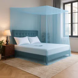 Polyester Adults Washable Polyester Strong & Breathable Mesh 5 x 7 ft | Easy Setup, Lightweight Mosquito Net-7