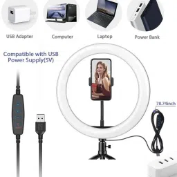 Planetoid 26cm Dimmable LED Studio Camera Ring Light with Wireless Bluetooth Remote Ring Flash image 2