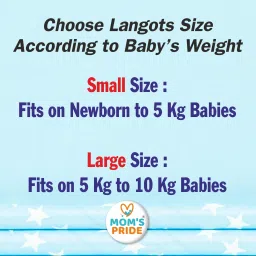 mom's pride ® Waterproof Padded Cotton Smart Langot with Gentle Elastics-StayDry Layer image 5