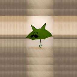 Mini Kids Cat Design Umbrella, Cute Animal Face Pattern Umbrella-image-42