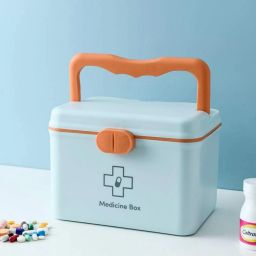1 Medicine Storage First Aid Kit for Indoor and outdoor use Pill Box-11