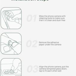 SCRENZO Back Camera Lens Ring Guard Protector for iPhone 16/ iPhone 16 Plus, Camera Ring For iPhone 16/ 16 Plus image 4