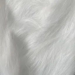 White Long Fur Fabric for Product & Baby Photoshoot,Dresses,Soft toy making(20" x 20")-picture-5