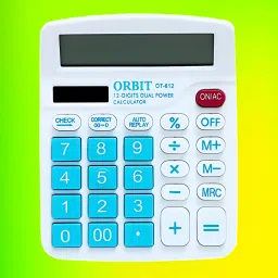 New 12 Digit Dual Power Basic Calculator for Office Shop and Home FinancialCalculator-image-42