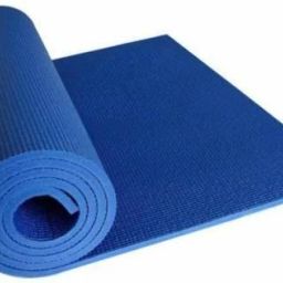 EcoFriendly Exercise Gym & Yoga Mats 4mm blue For Men and Women 24*72 In Yoga Mat Blue 4mm mm Yoga Mat-image-61