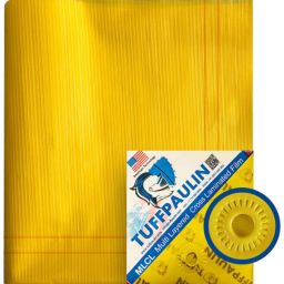 10FTX8FT-120GSM-YELLOW Tarpaulin Tent - For Truck body, Car, Bike and Train Wagon Cover, Grain Covers-image-77