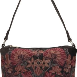 Brown Women Clutch TRESNA EMBROIDERY CROSSBODY BROWN HANDBAG-image-69