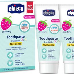 Strawberry Flavour 1-6Y, Preservative-Free (2Pcs) Toothpaste-image-20