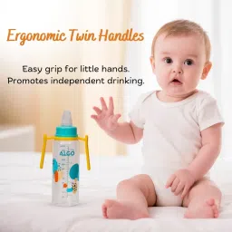 adore ALGO - Twister Handle 2 in 1 Baby Silicon Spout & Straw Sipper image 5