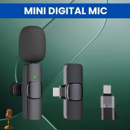 K8 Wireless Microphone Recording Clip Mic with Receiver for Vlogging/YoutubeR245 Microphone-image-81