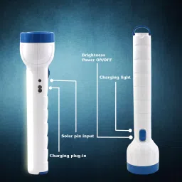 Rechargeable High Quality 50Watt Torch with Long Emergency 75 watt Tube light 9 hrs Torch Emergency Light-4