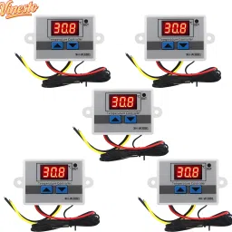 vinesto XH-W3001 Digital Temperature Controller Dual Mode LED Display Pack Of 5 Multipurpose Controller-17