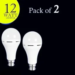 12W LED Bulb for Home & Office | B22 Base|220 Degree Light Coverage (Pack of 2) 4 hrs Bulb Emergency Light-image-44