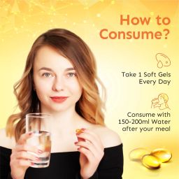 trumax OMEGA 3 FISH OIL CAPSULE | 1000mg Fish Oil with Omega-3 | EPA + DHA (300mg) image 5