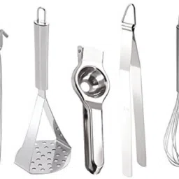 Stainless Steel Cooking and Serving Spoon, Set of 5 Kitchen Tool Set-image-42