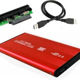 AlexVyan New Red 2.5 inch Hard Disk Enclosure-34