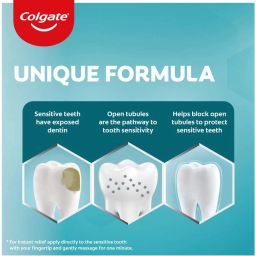 colgate Sensitive Plus Toothpaste, Pro Argin Formula for Sensitivity Relief (Combo Pack) Toothpaste image 5