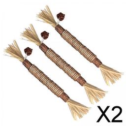bnf bnf® 2x3Pcs Catnip Toys Cat Nip Sticks for Indoor Cats Wood for Rabbit Groundhog | Small Animal Supplies | Exercise & Toys image 2