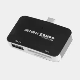 TECHGEAR USB 3.0 Converter and Micro USB Port with USB C Male Connector for Type C Card Reader-4