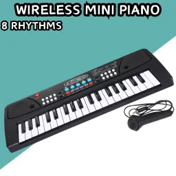 (Piano Keyboard) Toy with 37 Key, Recording and Mic, Adapter for DC Power B254 (Piano Keyboard) Toy with 37 Key, Recording and Mic, Adapter for DC Power B254 Analog Portable Keyboard-picture-8