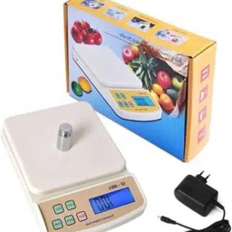 Majron Kitchen Digital Weighing Scale 10 Kg, Weight Machines for Kitchen, Weight Machine, Weight Scale Kitchen, Kitchen Weight Machine Digital SF400a With Adaptor Weighing Scale-21
