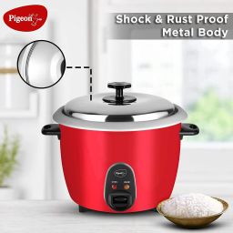 pigeon Ruby Rice Cooker with SS lid Electric Rice Cooker image 2