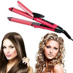 Stovac Sales 2 in 1 Hair Beauty Set | Electric and Professional Hair Curler And Hair Straightener (Multi-Colour) 2 in 1 Hair Hair Straightener Hair Straightener-image-11