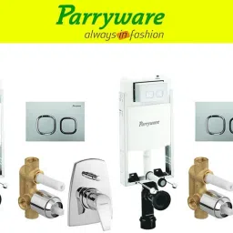 Half Frame Concealed Cistern, with divater body upper edge set of 2 pic 156 Dual Flush Tank-picture-2