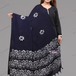 Pure Cotton Printed Blue Women Dupatta-image-20
