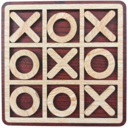 Tic Tac Toe 0-X Wooden Puzzle Game, Safe Toys for Kids (Tic Tac Toe 0-X)-image-5