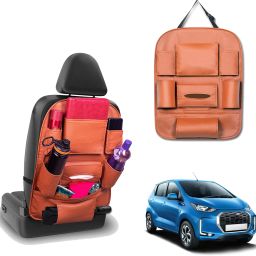 Peepsstore pack of 1 Tan,Orange colour car organizer bags for Redi Go 2022 Car Multi Pocket-image-92