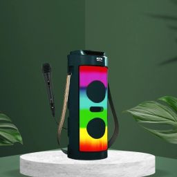 GUGGU DJ Box 40 W Bluetooth Speaker with FM Radio, Mic, RGB Light & 4 hour's backFO38 40 W Bluetooth Party Speaker-image-10