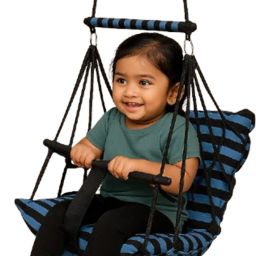 Toddler Cotton Swing with Safety Belt – Ideal for 6-36 Months Bassinet-image-44