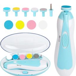 Premium Baby Nail Trimmer Kit for Kids Safe Electric Baby Nail Cutter-Multicolor-25