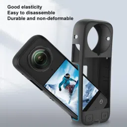 EKD Silicone Protective Case for Insta360 X4 Accessories LENS COVER image 5